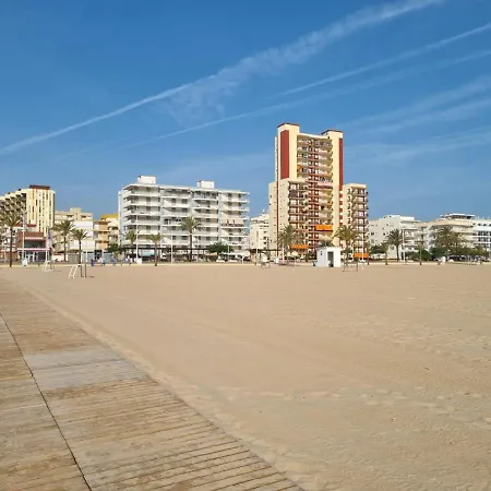 Apartamento Gandia Beach- 2 Linea De Playa *